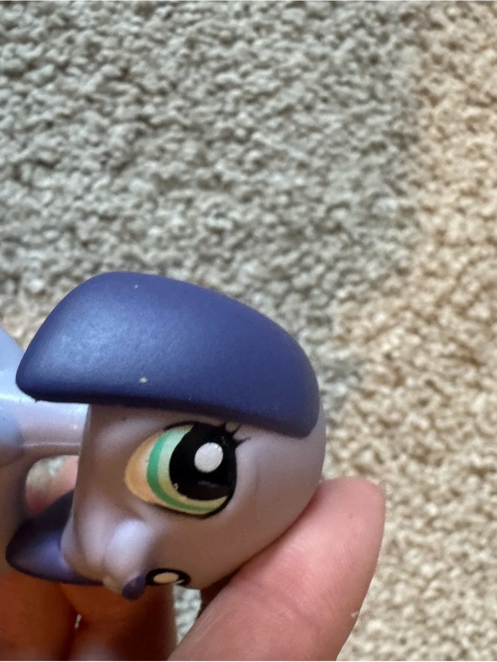 Authentic purple dachshund LPS - See photos for flaws